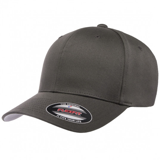Кепка FlexFit 6277 Wooly Combed Dark Grey
